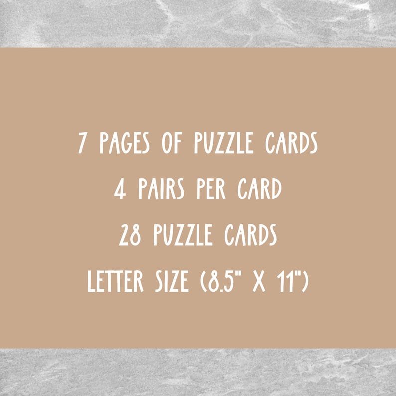 Farm Animal Matching Game: Montessori Toddler Activity (28 Printable Cards) (Instant Download) - Image 4