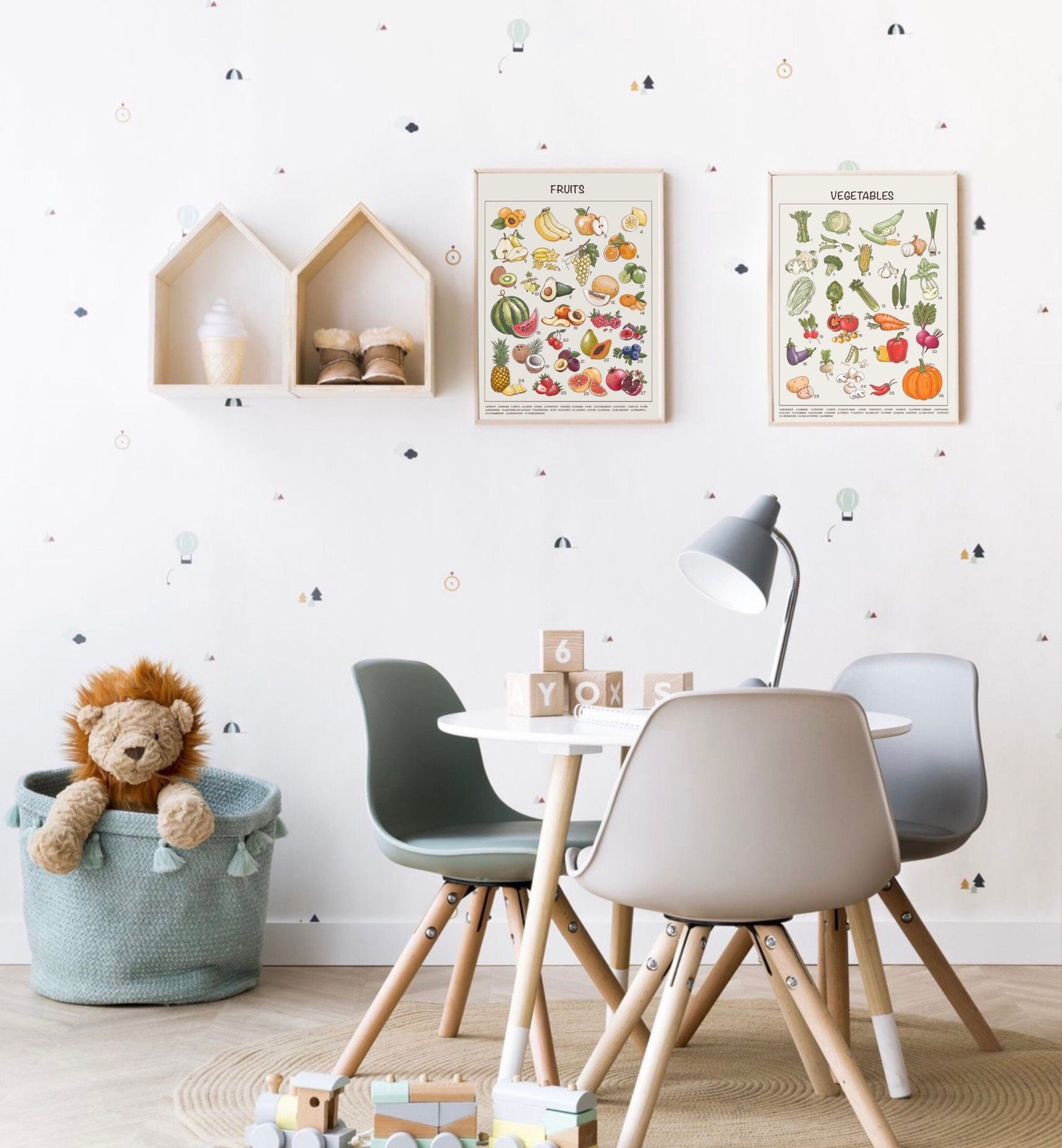 Vegetable Poster Preschool Downloadable Prints, Printable Educational Prints, Homeschool Montessori Materials KItchen Wall Art - Image 4