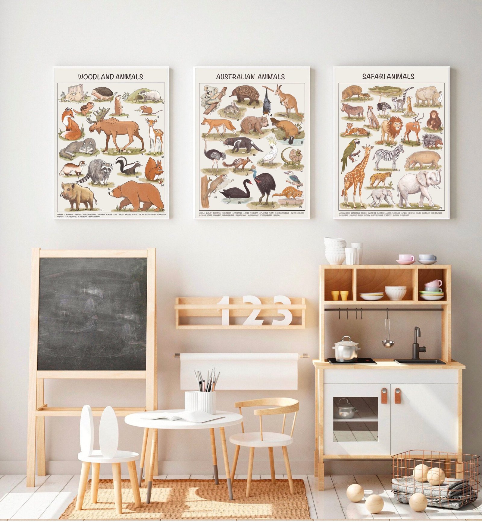 Australian Animals Educational Posters, Printable Montessori Materials, Preschool Homeschool Classroom Prints - Image 4