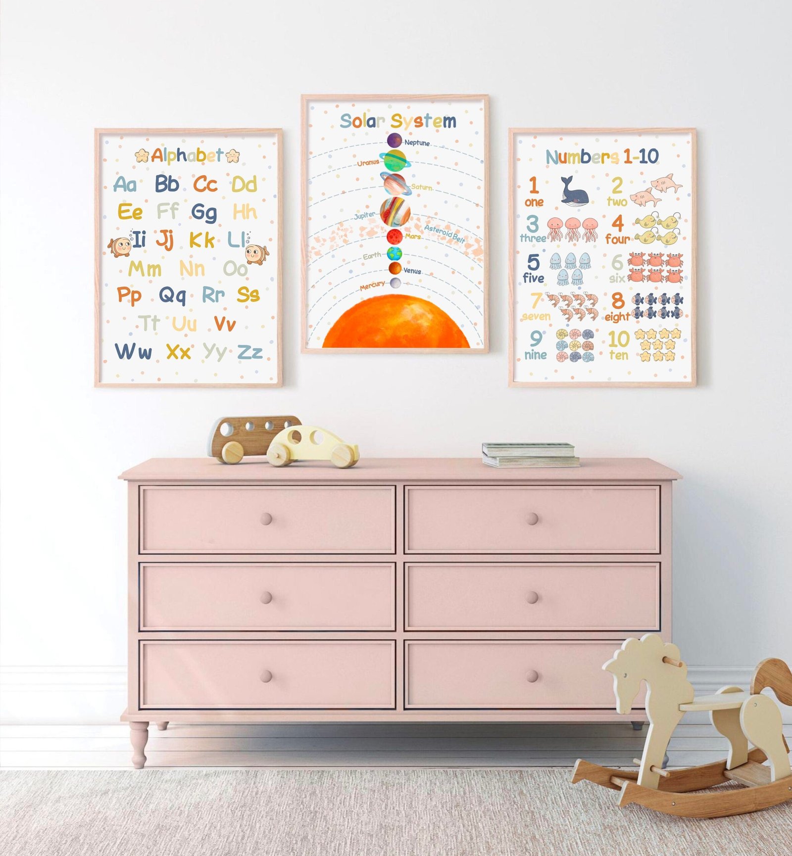 Solar System Poster Homeschool Downloadable Prints Playroom Educational Posters Printable Classroom Decor Outer Space Nursery Wall Art - Image 5