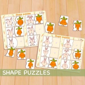 Shape Sorting Activity, Printable Preschool Worksheets, Educational Toddler Activities