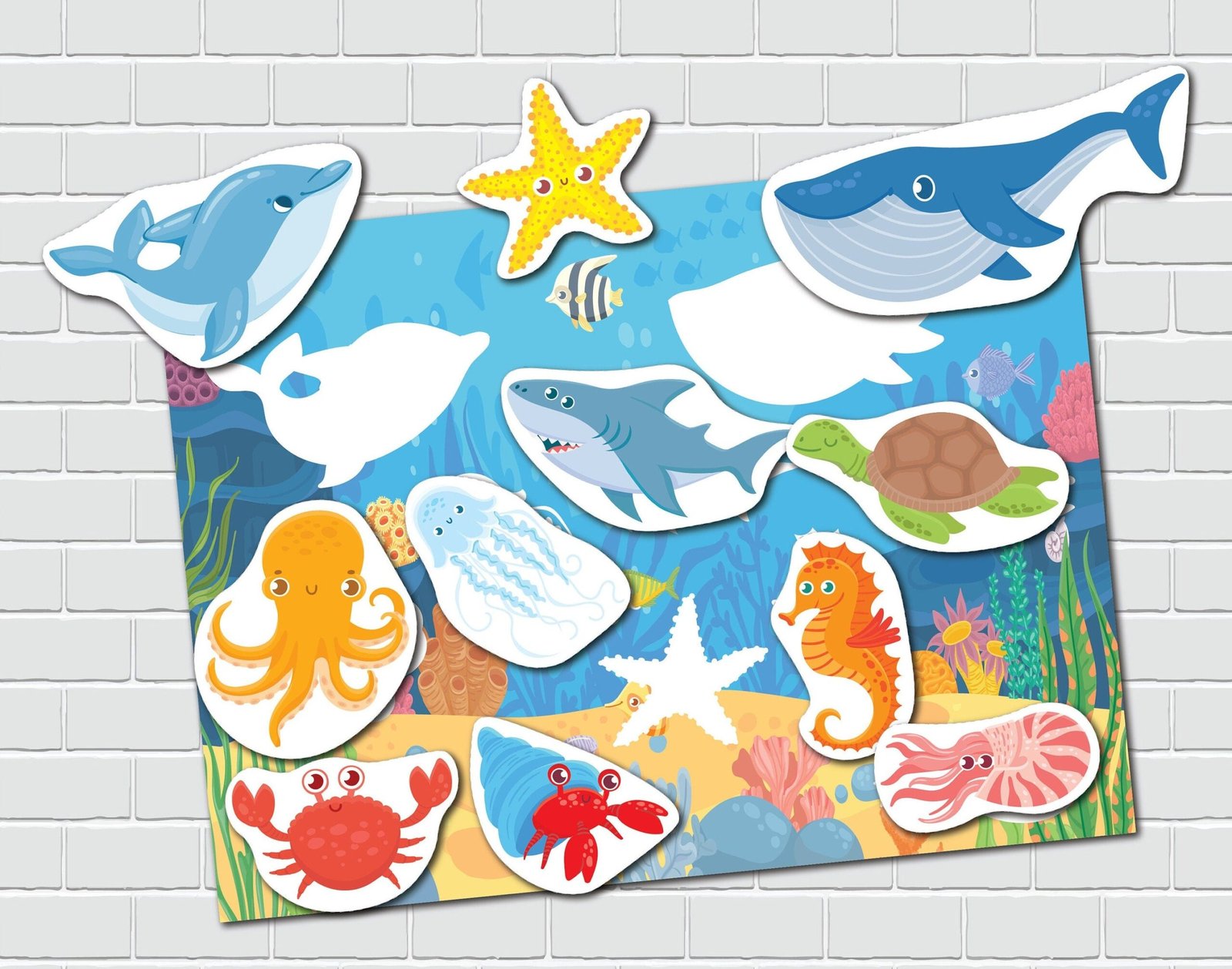 Animals Matching Activity Preschool Worksheets Toddler Busy Book Pages Learning Binder World Animals Quiet Book File Folder Games - Image 3