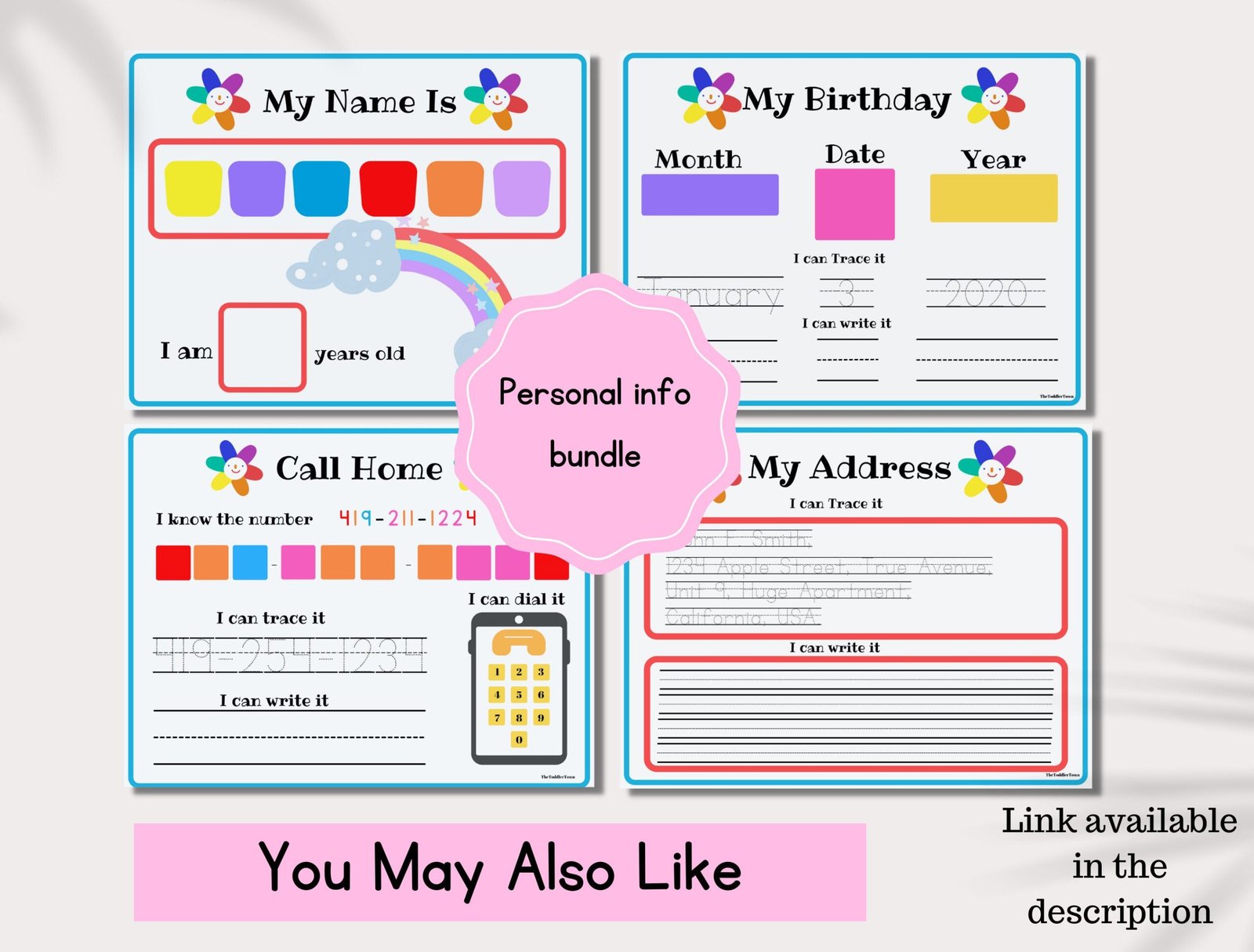 Toddler Busy Book Name Mat, Learn to Spell Name for preschooler,Custom Name Builder,I Can Spell My Name Puzzle,learning binder - Image 5