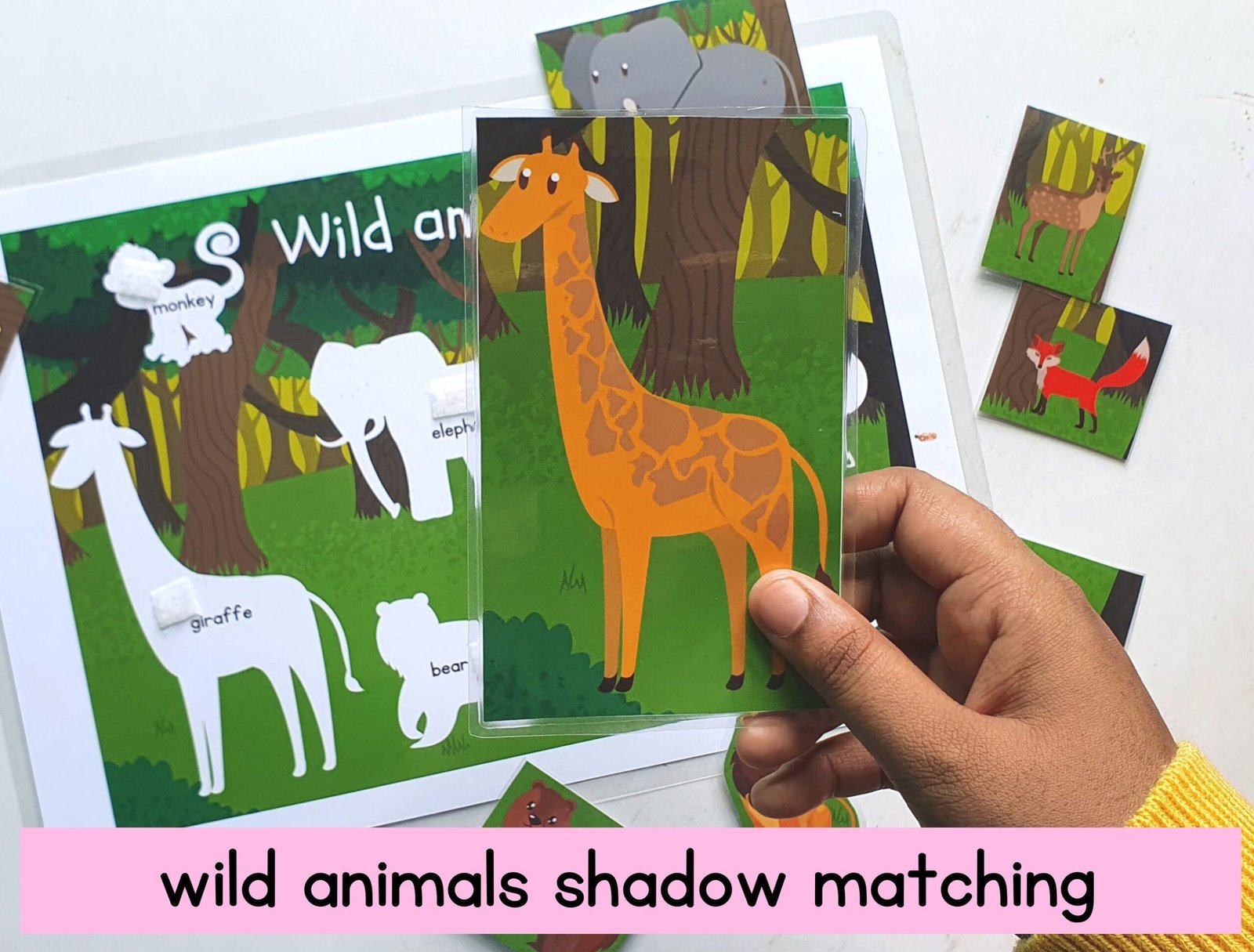 Busy binder activity|Animals|educational book toddler Learning binder|Preschool Worksheet|Busy Book Ideas|2 year old|file folder game - Image 2
