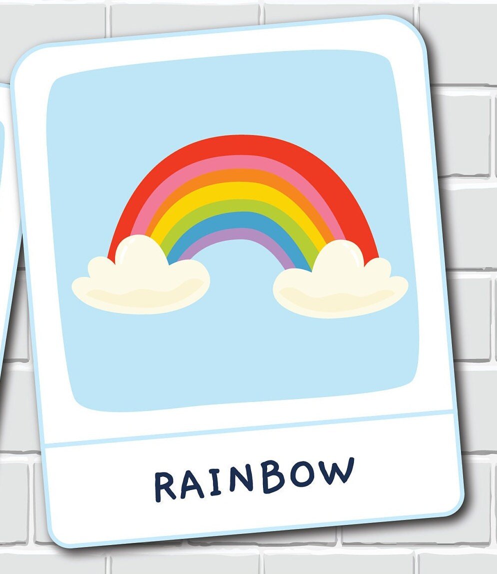 Weather Flash Cards Toddler Printable Activity Montessori Flashcards Preschool Learning - Image 6