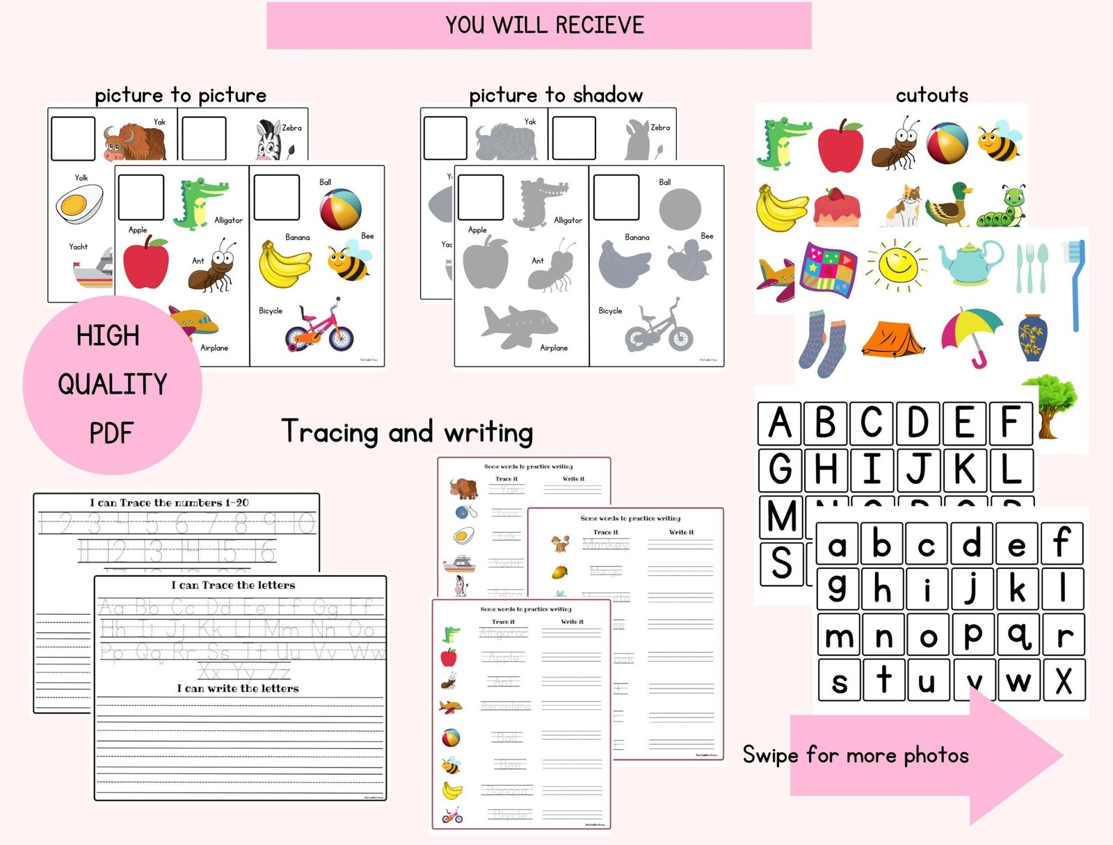 Toddler busy book preschool curriculum learning binder Montessori materials preschool busy book for homeschool curriculum toddler quiet book - Image 4