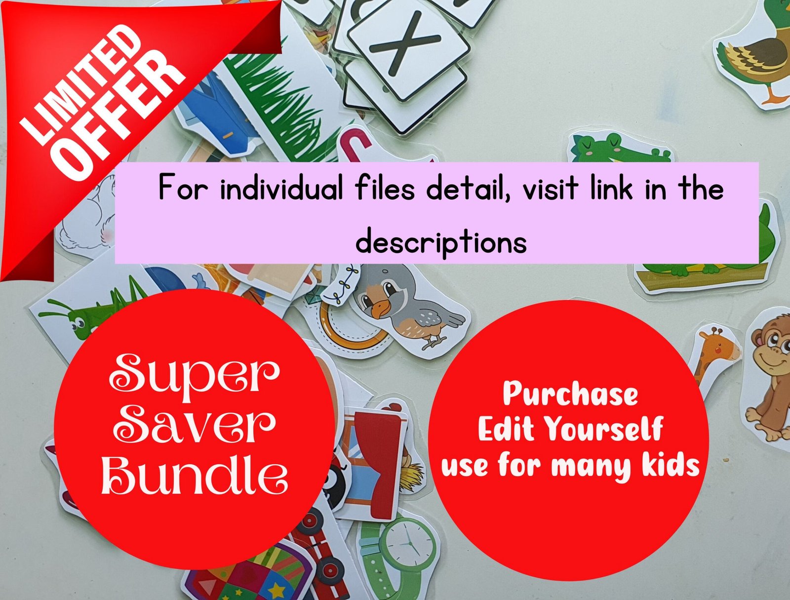 Toddler Busy Book Mega Bundle, preschool busy book ,Quiet book,learning binder,Montessori Busy Book,Editable CANVA Template, homeschool - Image 3