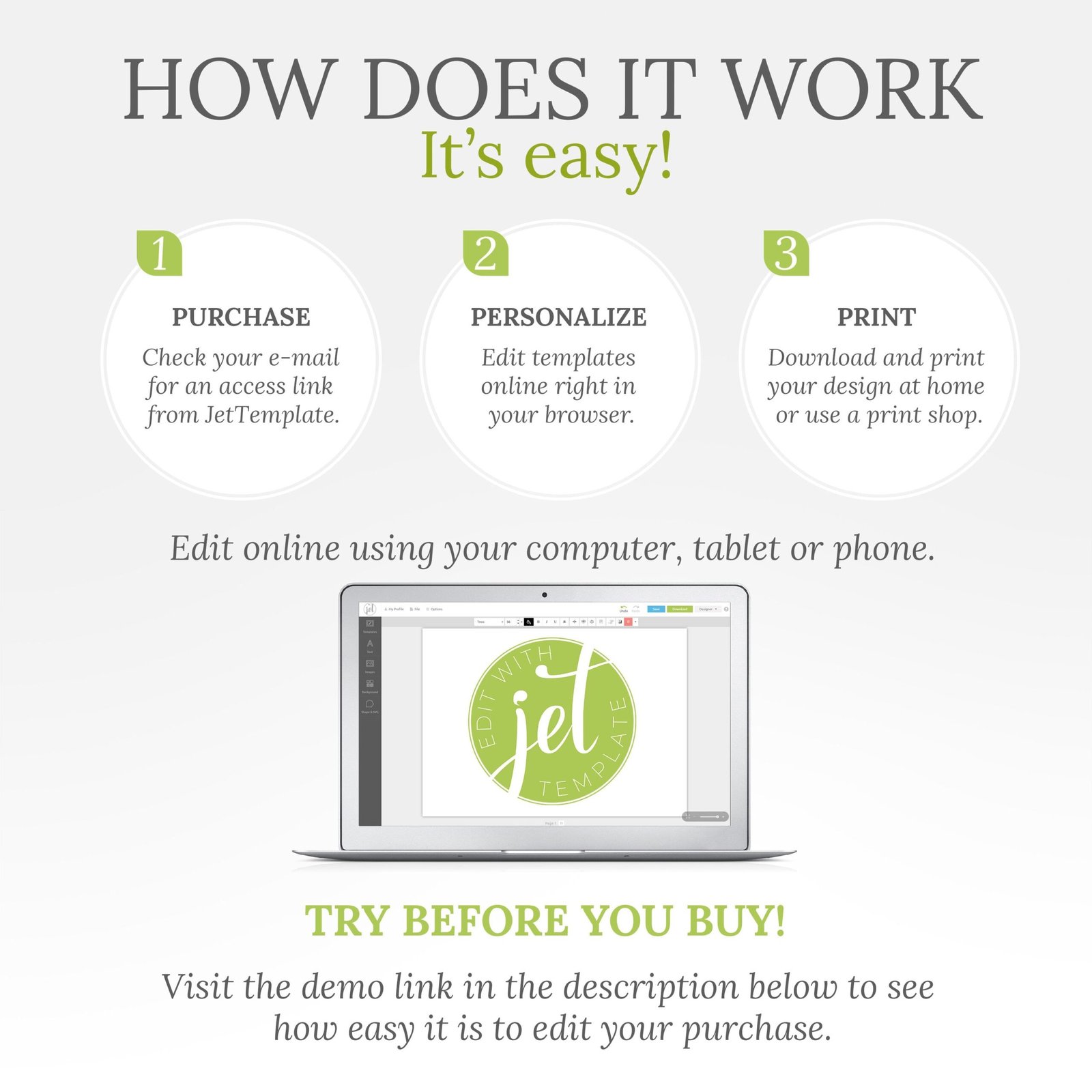 Baby shower welcome sign - Editable - Printable - Safari - Jungle Animals - Wild One - Image 2