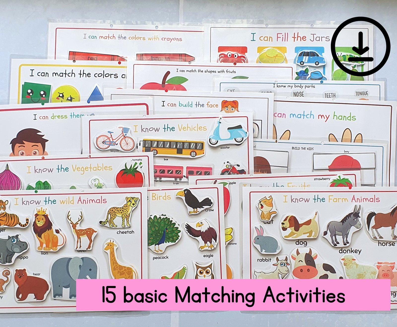 Toddler busy book, preschool curriculum, Learning Binder, Homeschool Resources, Montessori Materials, Quiet Book, Busy Binder - Image 2