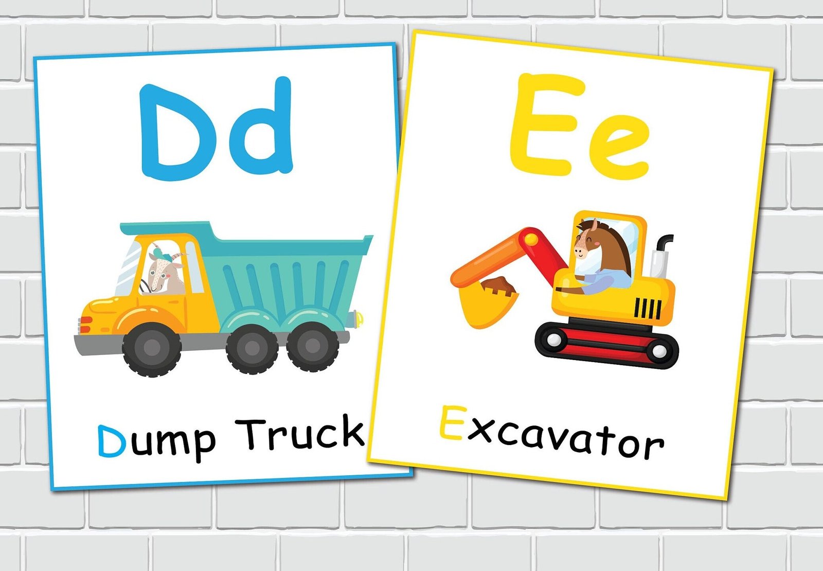 Alphabet Flashcards, Transportation Theme, ABC Printable Flash Cards, Homeschool Curriculum, Preschool Learning. - Image 4
