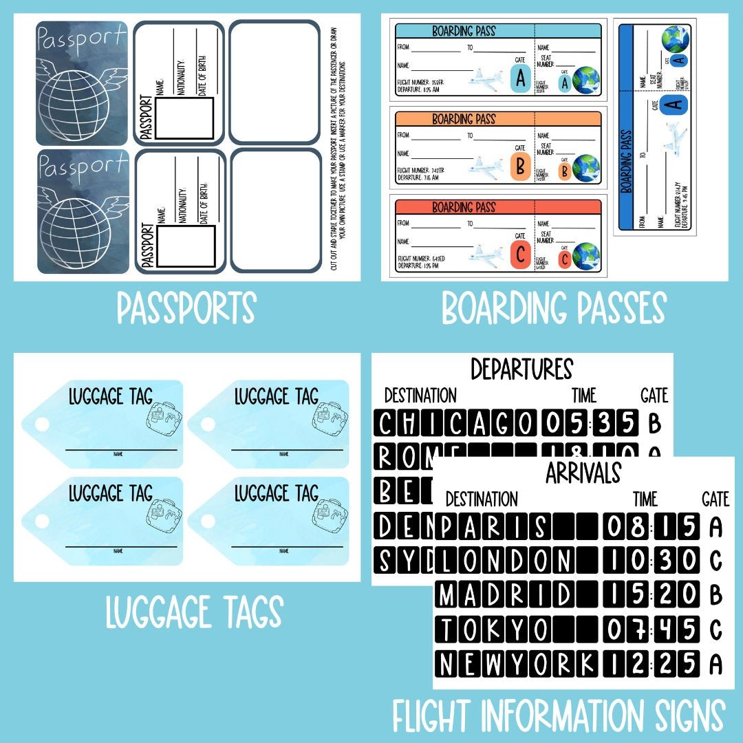 Airport Dramatic Play, Airplane Dramatic Play, Pretend Play, Classroom Dramatic Play, Preschool Dramatic Play, PreK Teacher, Preschool - Image 3