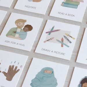 Calming Strategies Flashcards: Feelings, Techniques, Montessori (Digital Download)