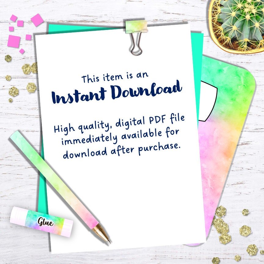 Rainbow Torn Paper Craft, Kids Printable Craft Template, Spring, Weather Craft, Homeschool, Teachers Resources, Instant PDF Download - Image 5