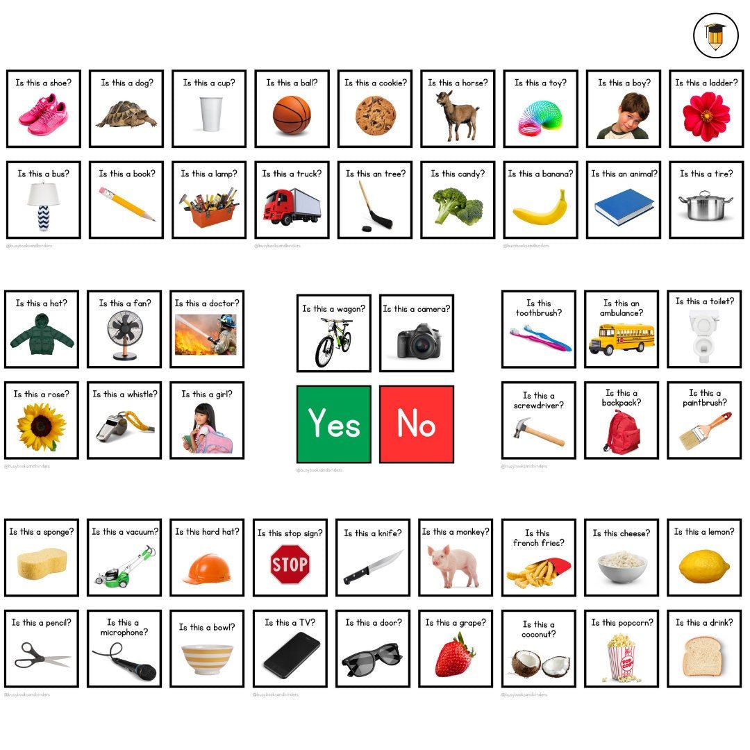 YES or NO | Sorting Cards | Questions Functions Task Cards | Speech Therapy | ABA | Category | Autism | Flashcards for Kids | Is This | - Image 4