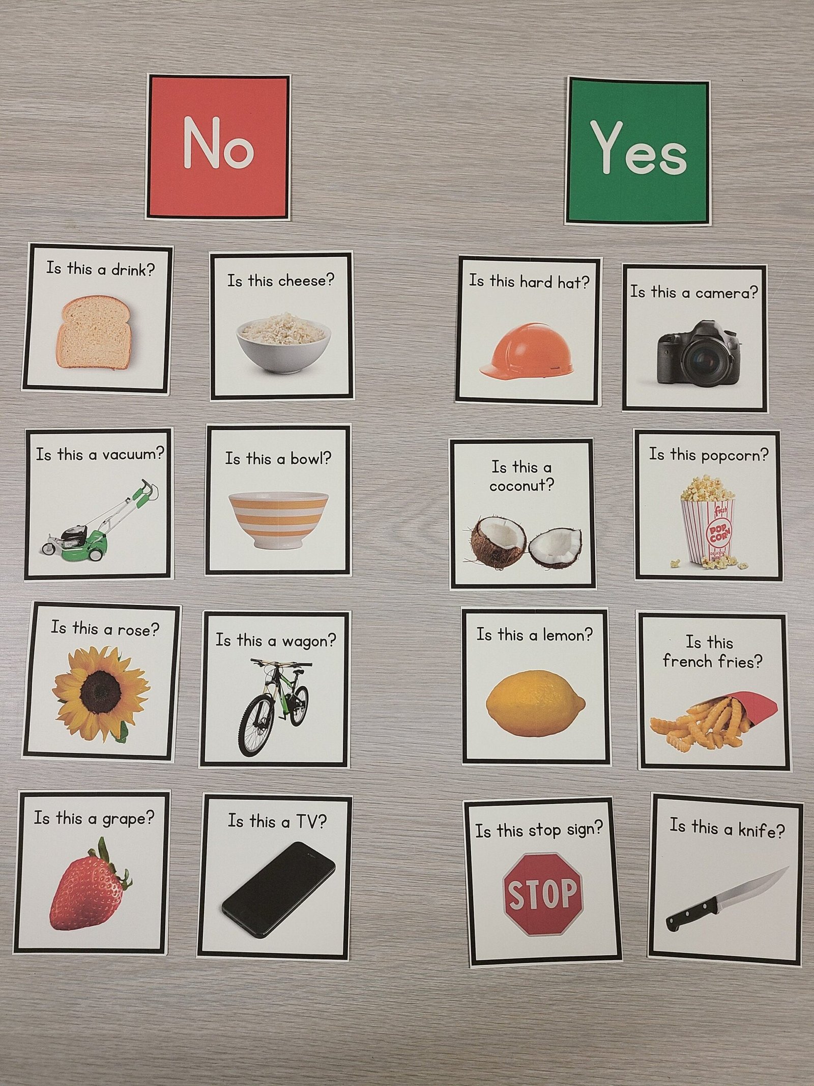 YES or NO | Sorting Cards | Questions Functions Task Cards | Speech Therapy | ABA | Category | Autism | Flashcards for Kids | Is This | - Image 2