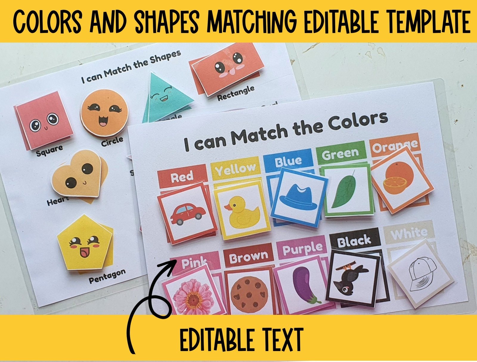 Toddler Busy Book Editable,learning binder,preschool curriculum,Busy Book Activity Worksheets,2 year old busy book,preschool busy binder - Image 4