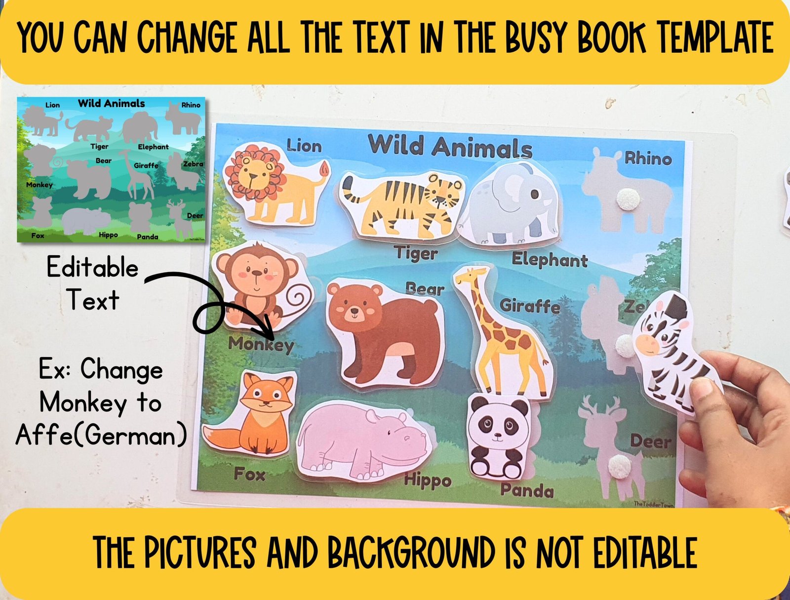 Toddler Busy Book Editable,learning binder,preschool curriculum,Busy Book Activity Worksheets,2 year old busy book,preschool busy binder - Image 3