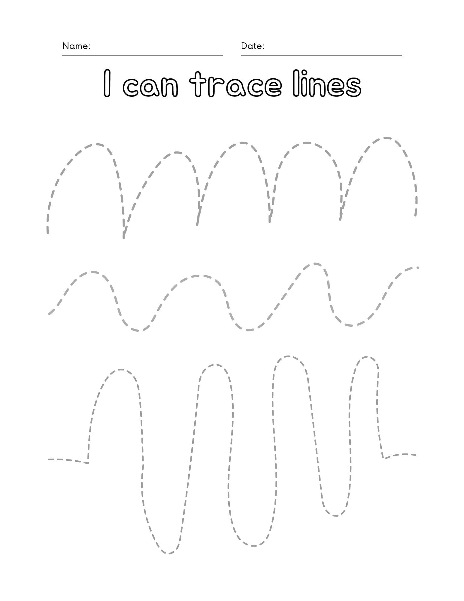 70 Preschool Line Tracing Worksheets Bundle, Line Trace Page Printable, Homeschool busybook,Kindergarten Curriculum Learning,Pre Handwriting - Image 5