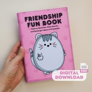 DIY Friendship Questionnaire Album for Kids (Ages 7-12) - Printable PDF