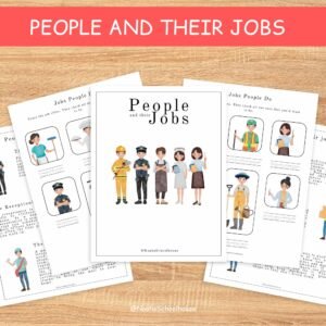 Printable People and their Jobs Activity | Profession Occupation Activity | Homeschool