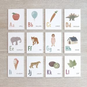 Alphabet Flash Cards: Montessori ABC Printable (Digital Download)