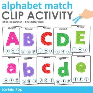 Alphabet Matching Activity | Printable Upper and Lower Case Cards
