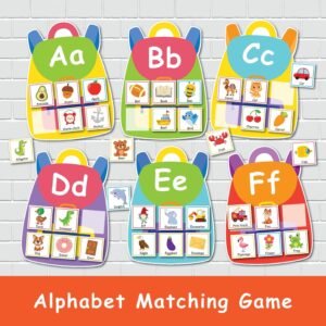 Alphabet Matching Game, ABC Busy Book (Digital Download)