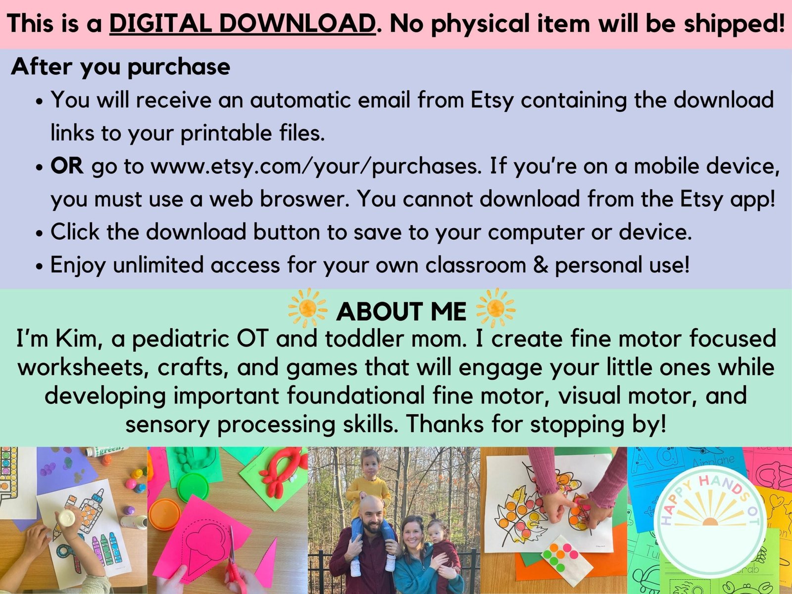 August Back to School Occupational Therapy Preschool Fine Motor Skills: OT Preschool Tracing, Scissor Skill, & Counting Worksheets For Kids - Image 5