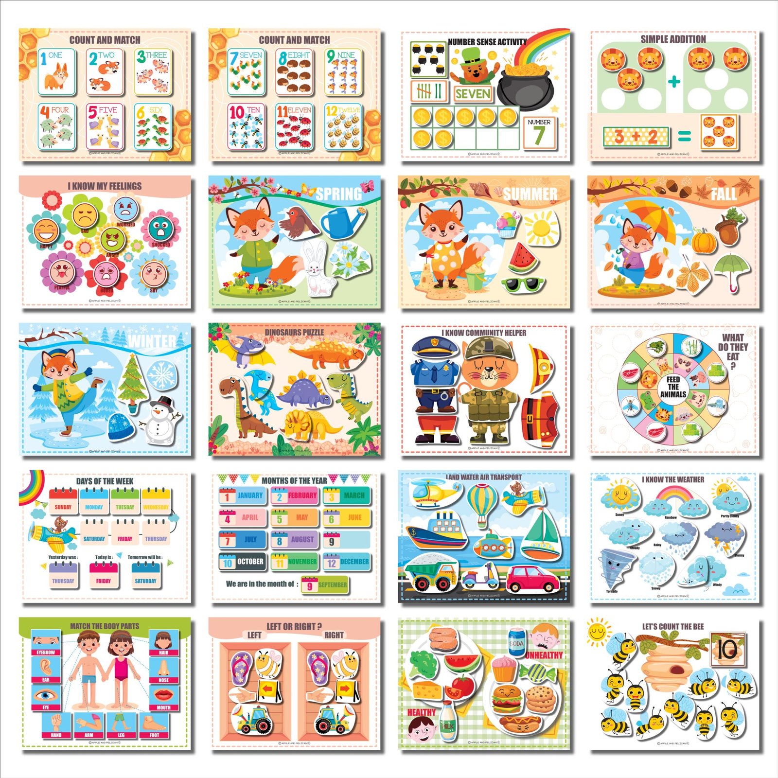 Busy Book Printable, Toddler Learning Binder, Kids Quiet Book, Preschool Activity, Homeschool Resources, Montessori Materials, Busy Binder - Image 4