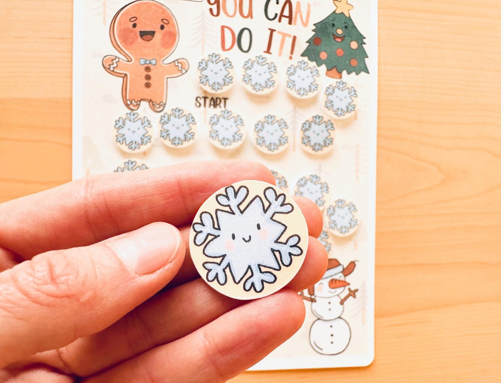 Christmas Reward Chart for Kids Behavior Chart for Toddler Goal Chart Nursery Prints Winter Behavior Daily Chore Chart Printable To Do List - Image 5