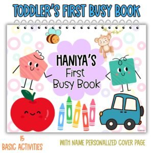 Toddler busy book, preschool curriculum, Learning Binder, Homeschool Resources, Montessori Materials, Quiet Book, Busy Binder