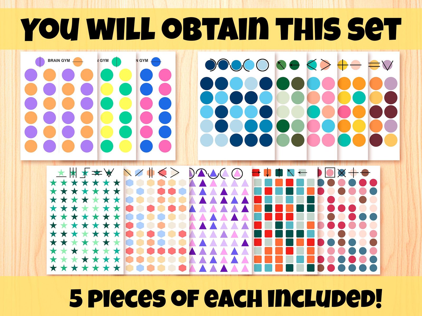 Brain Gym Exercises PDF: Kids Cognitive & Motor Skills Activity (Instant Download) - Image 3