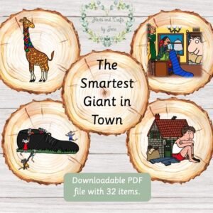 The Smartest Giant in Town Story Stones: Flash Cards (PDF Download)