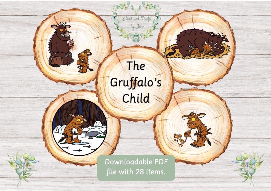 The Gruffalo's Child Story Stones: Storytelling Flash Cards (PDF Download)