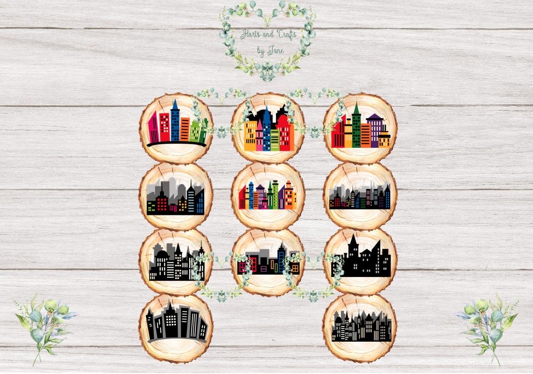 Superhero Flash Cards: Transport & Skylines (Digital Download) - Image 3