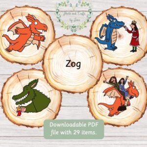 Zog Storytelling Wood Slice Images: PDF Download