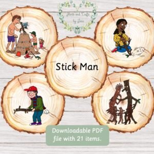 Stick Man Storytelling Flash Cards: Montessori Learning (PDF)