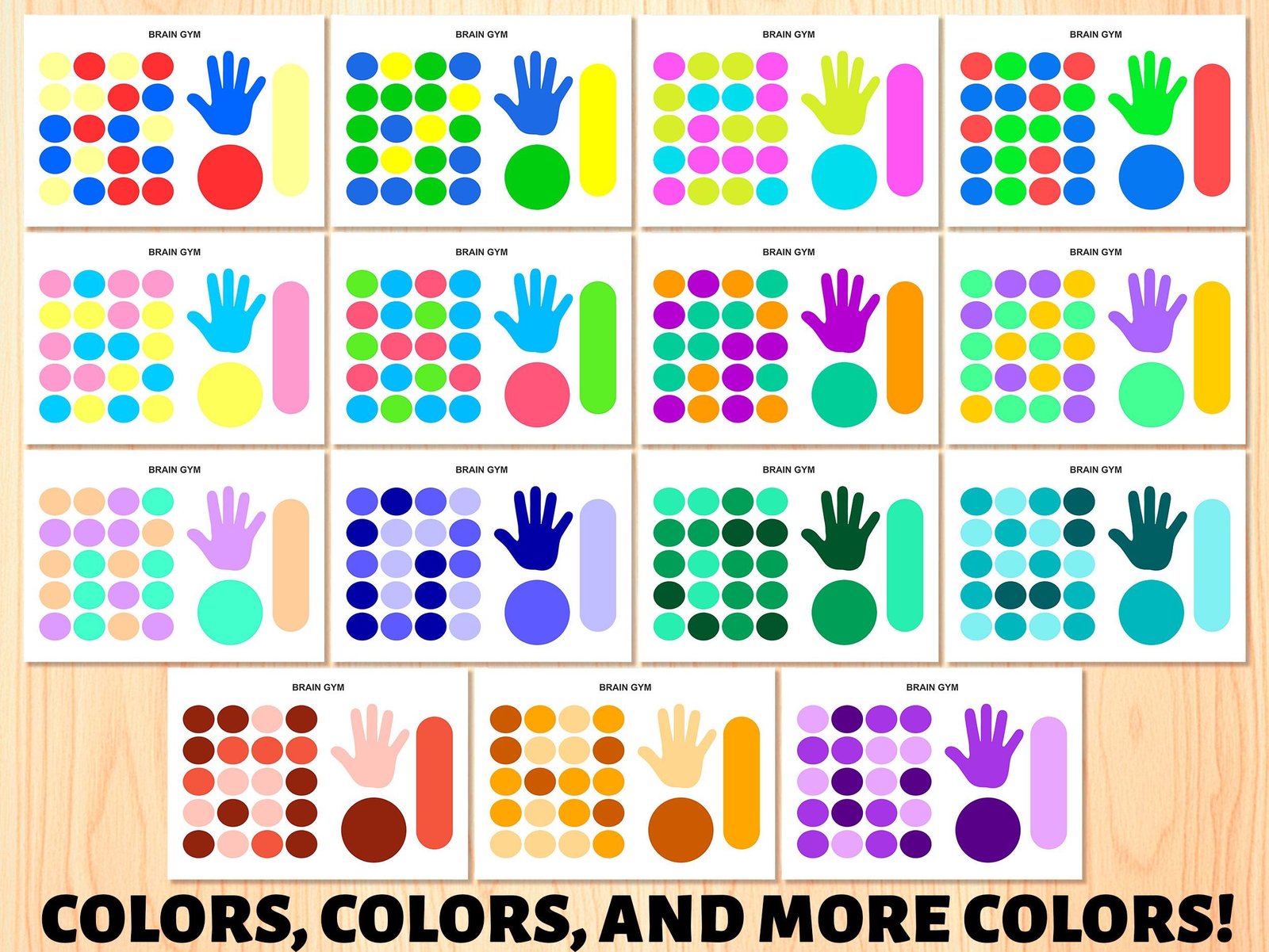 Brain Gym Activity Sheets: Kids Motor Skills Exercises (PDF Download) - Image 5