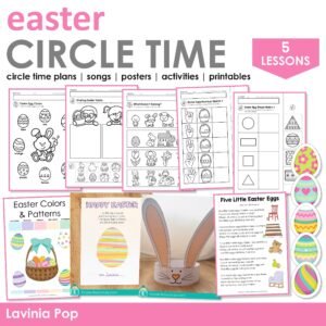 Easter Preschool Theme Curriculum Printables | Preschool Circle Time Lessons & Activities