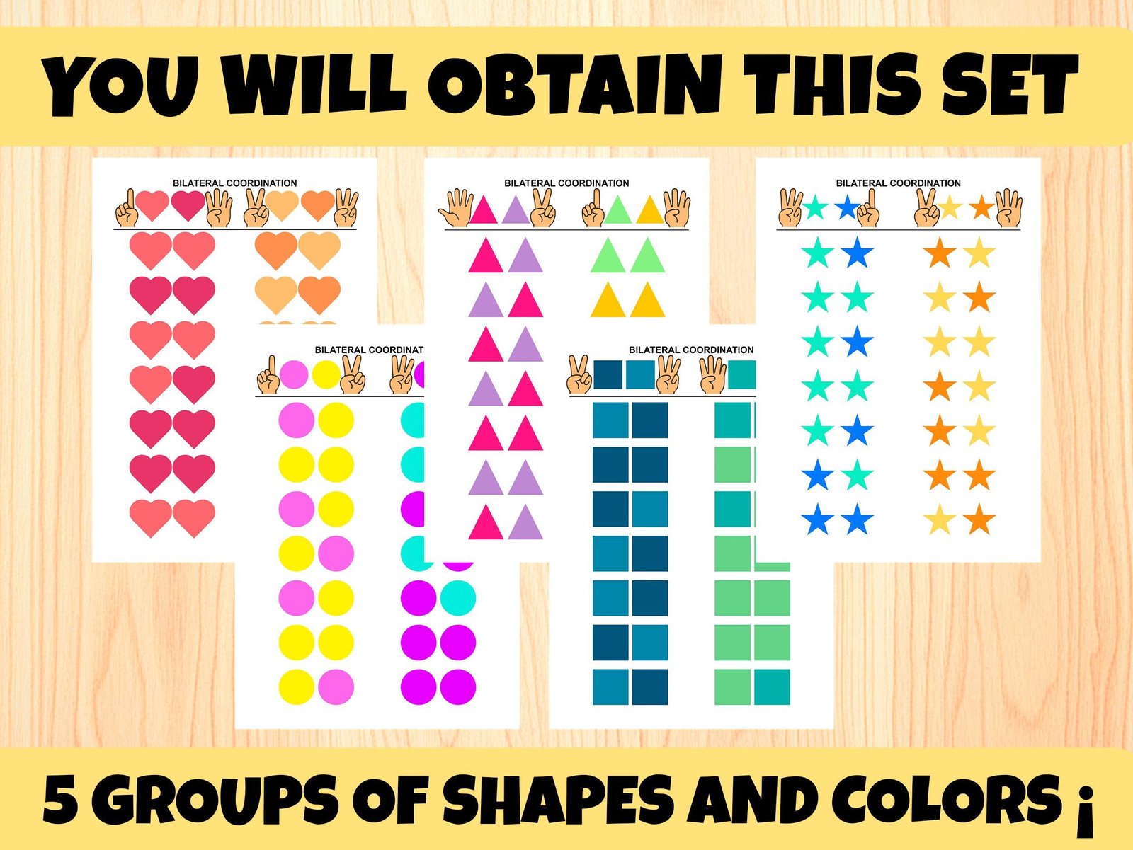 Bilateral Coordination Hand Sign Activity: Visual Motor Game (PDF) - Image 3
