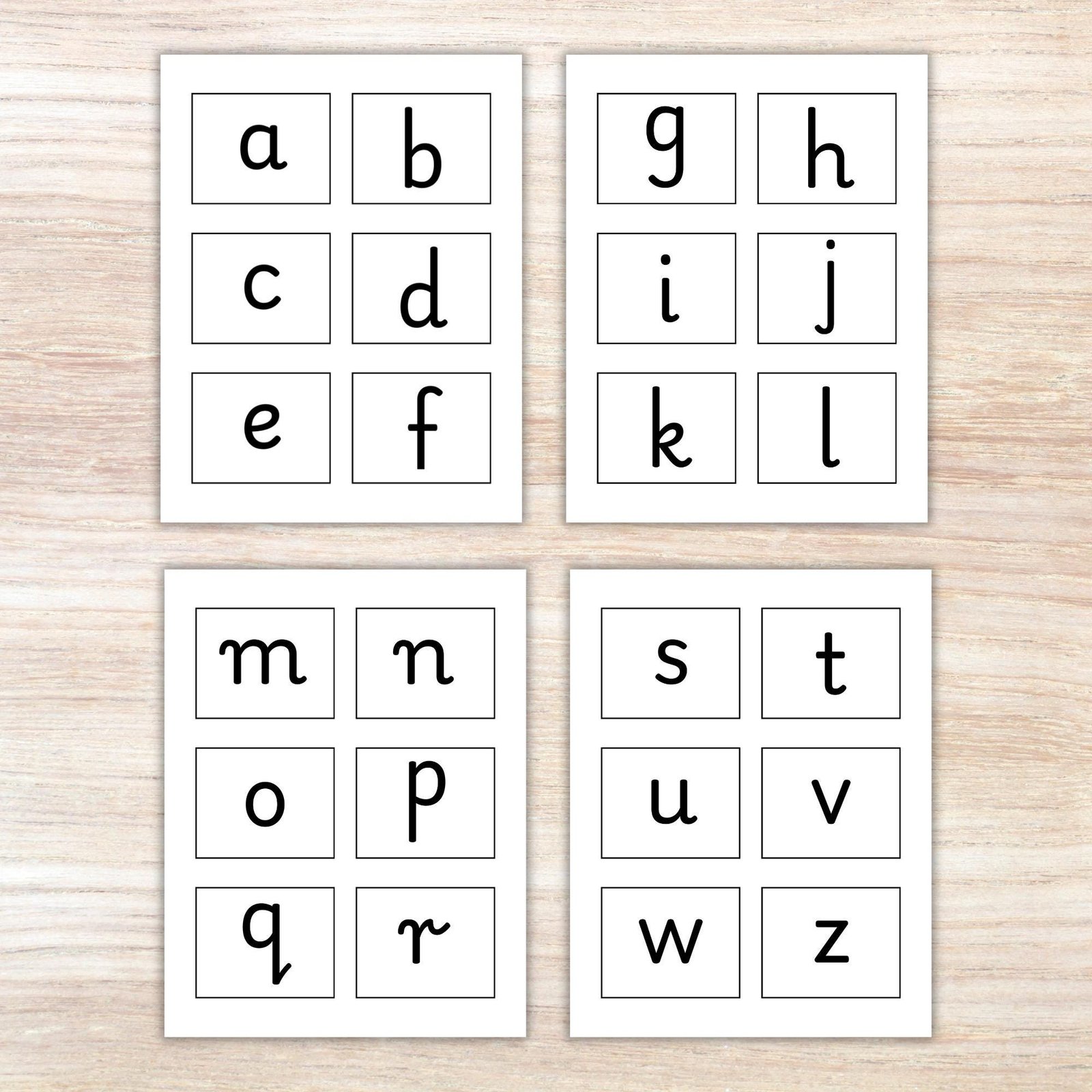Alphabet Matching Game: Lowercase Letters, Montessori Learning (PDF) - Image 5