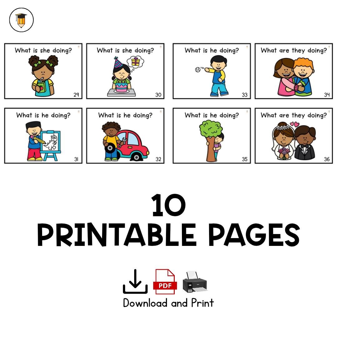 WH Questions | Functions Task Cards | Which One | Speech Therapy | ABA | Category | Autism | Flashcards for Kids | What Questions - Image 5