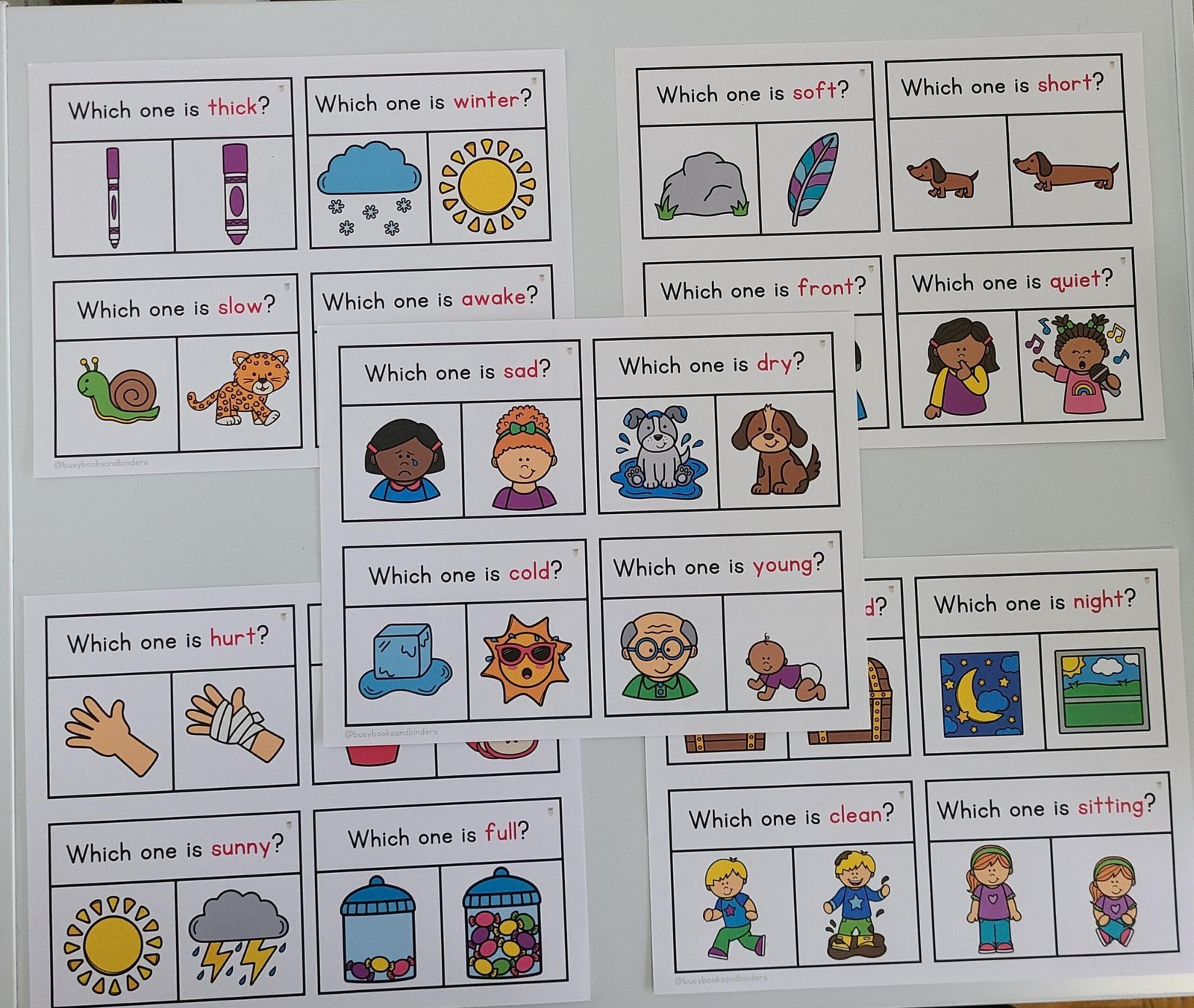 24 WH Questions | Functions Task Cards | Which One | Speech Therapy | ABA | Category | Autism | Flashcards for Kids | Multiple Choice - Image 2