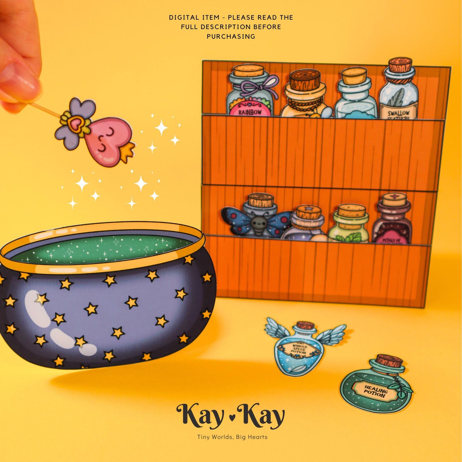 Printable Fairy Bundle with Paper Dolls, Outfits and Accessories, Digital Download, Crafts for Kids, Dress Up, Paper Crafts for Kids - Image 5