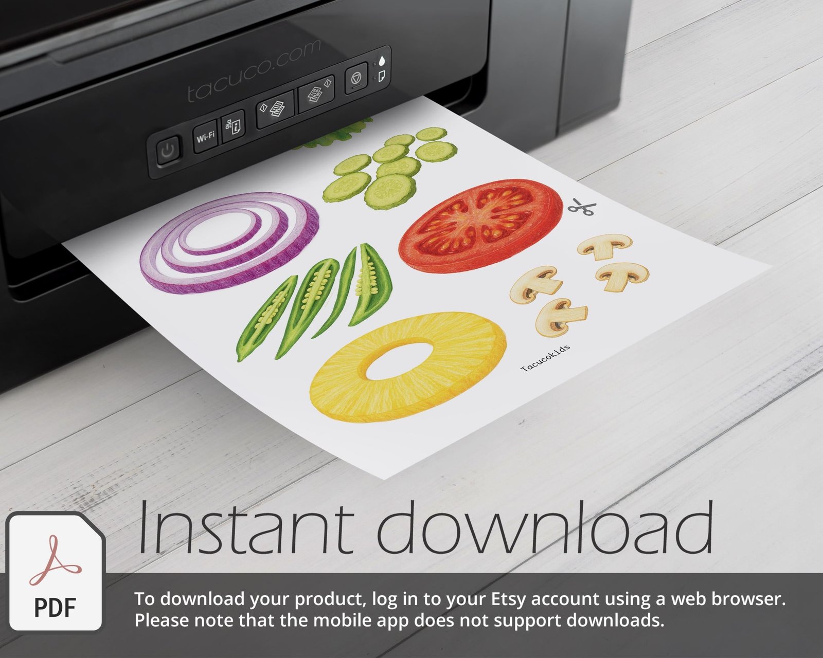 Burger Building Activity Pack: Kids Pretend Play Restaurant Game (Educational Printable PDF) - Image 2