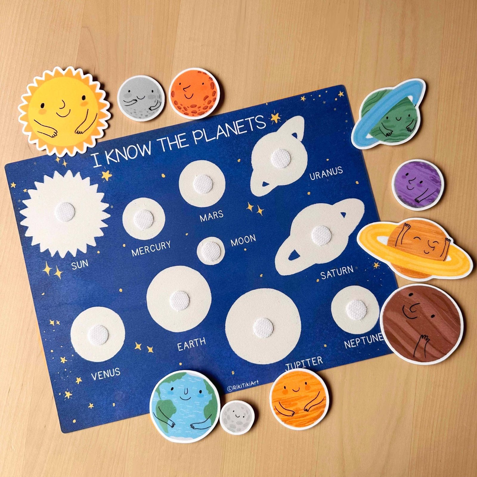 Solar System Worksheet Printable Montessori Solar System Activity Planets Learning Activity Preschool Outer Space Study Homeschool Resources - Image 3