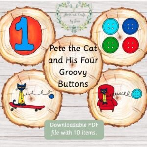 Pete the Cat and His Four Groovy Buttons Instant Download