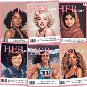 20 Women's History Posters | Herstory | Bulletin Board Display | Womens History Decor | American History | Printable Famous Women Magazine