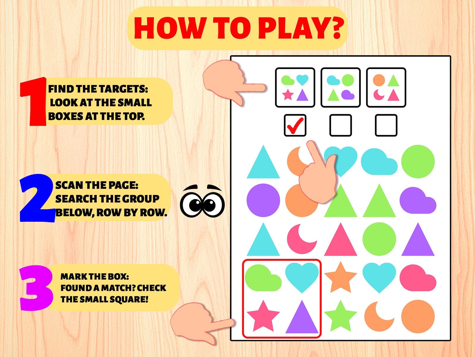 Visual Discrimination Printable Worksheets ADHD Focus Games Occupational Therapy Brain Scanning Activities Special Ed - Image 2